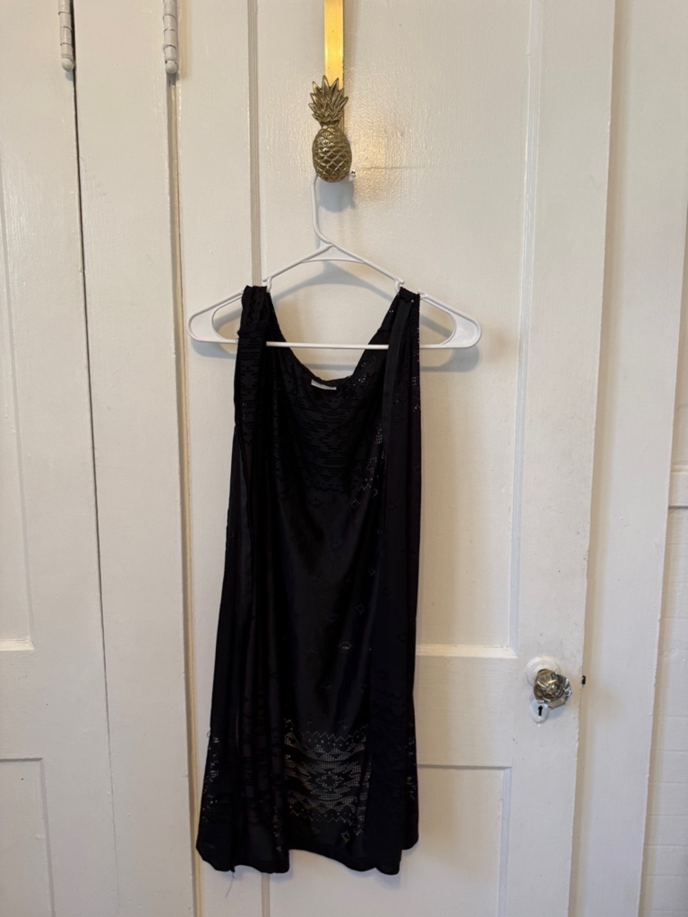 Dotti Black aztec bathing suit cover up Dress